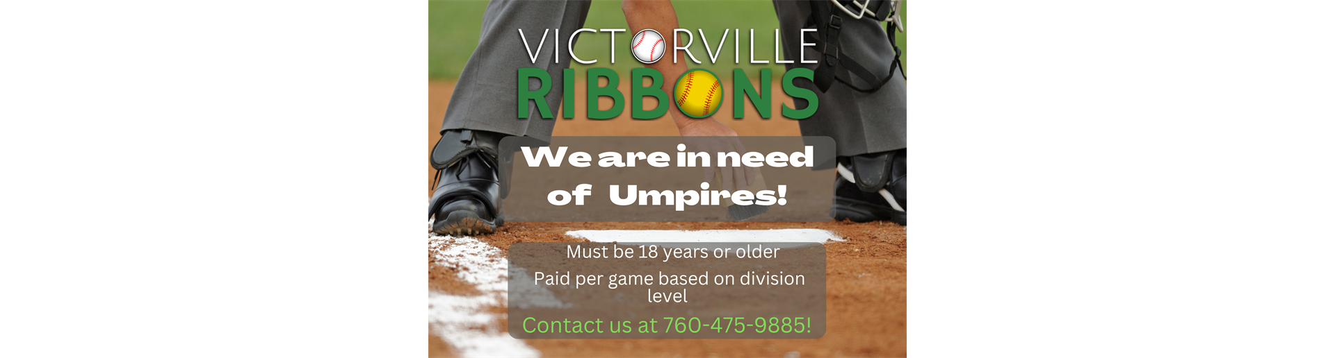Umpires needed