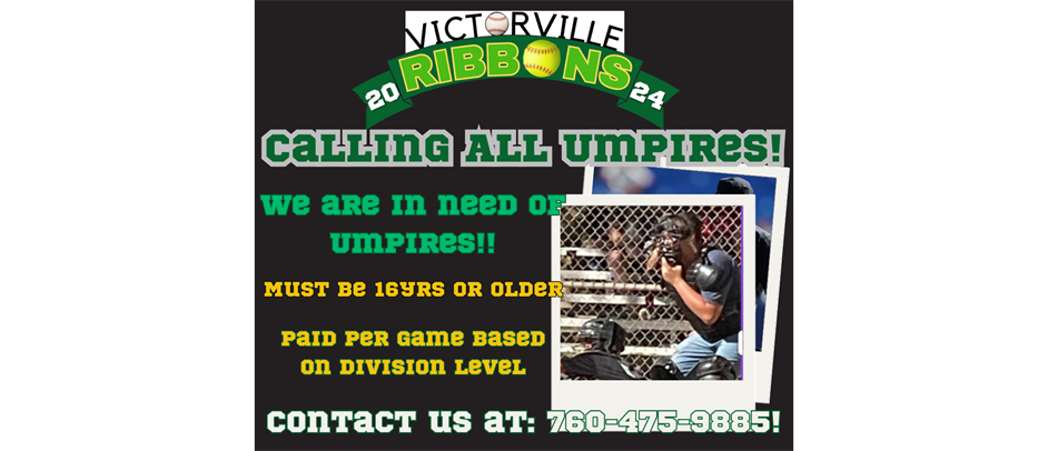 Umpires needed